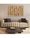 Yellow flower lily - Living room canvas painting | FEEBY