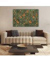 Bedroom Canvas painting - Lily yellow flower | FEEBY