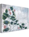Canvas painting - Red water lily | FEEBY