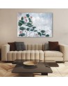 Canvas painting - Red water lily | FEEBY