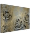 Modern canvas painting - Golden roses | FEEBY