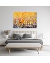 Modern Canvas painting for living room - Flowers meadow nature | FEEBY
