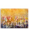 Modern Canvas painting for living room - Flowers meadow nature | FEEBY