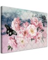 Canvas prints with flowers - Pink flowers bouquet. High quality  | FEEBY