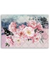 Canvas prints with flowers - Pink flowers bouquet. High quality  | FEEBY