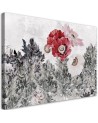 Canvas prints with flowers - Painted red poppies in the garden | FEEBY
