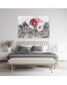 Canvas prints with flowers - Painted red poppies in the garden | FEEBY