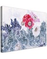 Canvas prints with flowers - Painted poppies in the garden | FEEBY