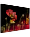 Red poppy blossom - Canvas prints for living room canvas | FEEBY