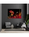 Red poppy blossom - Canvas prints for living room canvas | FEEBY