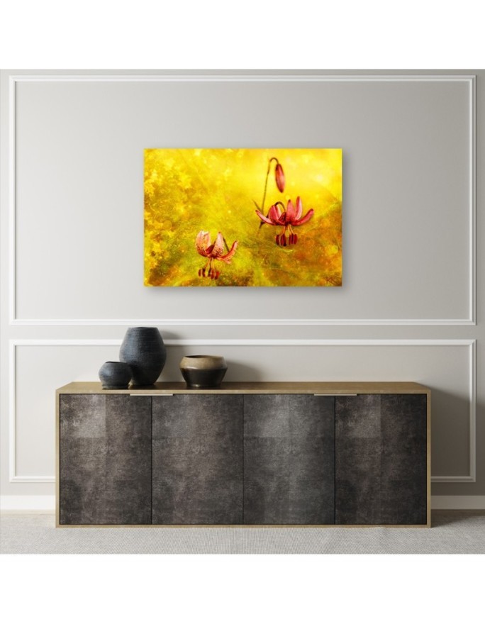 Abstract tulips flowers - Canvas painting. Buy now| | FEEBY