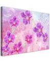 Orchid Flowers Abstraction - Modern painting for wall | FEEBY