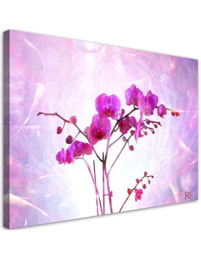 Canvas painting - Ethereal orchid purple. High quality  | FEEBY