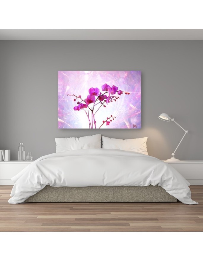 Canvas painting - Ethereal orchid purple. High quality  | FEEBY