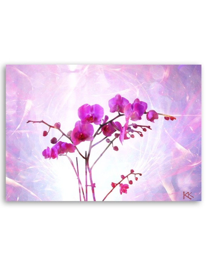 Canvas painting - Ethereal orchid purple. High quality  | FEEBY