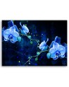 Canvas art painting - Blue orchid flower | FEEBY