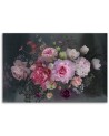 Canvas prints for living room wall - Vintage flower bouquet | FEEBY