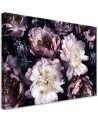 Canvas prints for living room wall - Peonies Vintage Bouquet of Flowers | FEEBY