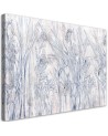Decorative Canvas painting - Blue flower outlines | FEEBY