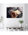 Decorative Canvas painting - Pastel Peonies Flower Bouquet | FEEBY