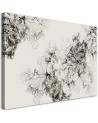 Canvas prints for living room - Floral vintage motif | FEEBY