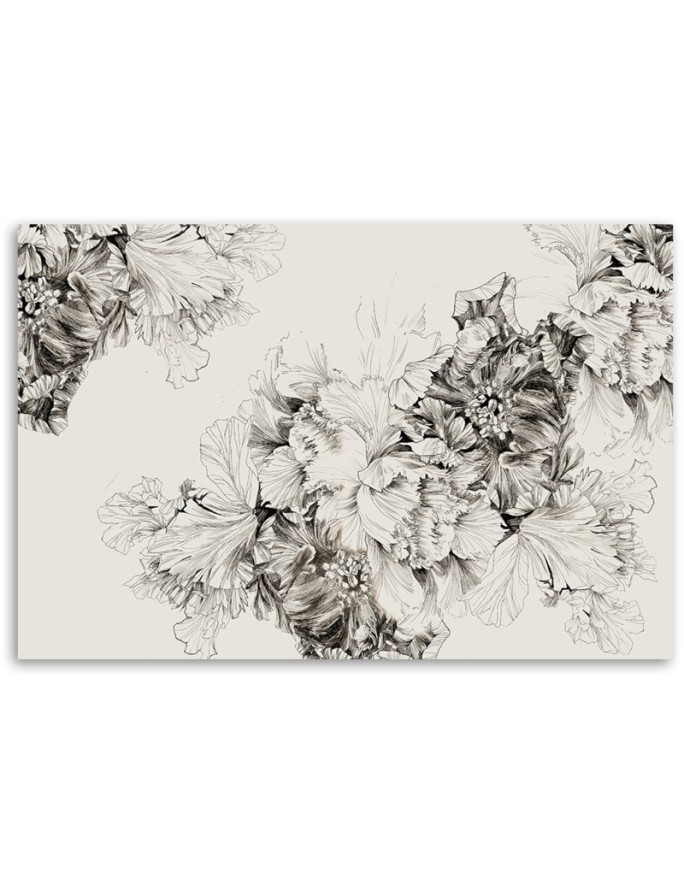 Canvas prints for living room - Floral vintage motif | FEEBY