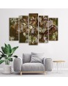 Canvas print 5-part - Iris flower | FEEBY