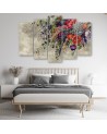 Bouquet of flowers - 5-piece Canvas painting for living room | FEEBY