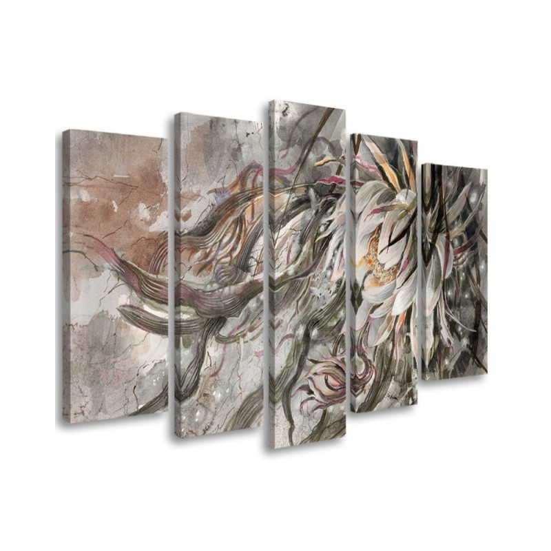 Living room Canvas painting - Queen of the night flower | FEEBY