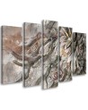 Living room Canvas painting - Queen of the night flower | FEEBY
