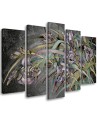 Canvas print for living room canvas - Irises flowers on a breeze | FEEBY