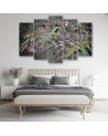 Canvas print for living room canvas - Irises flowers on a breeze | FEEBY
