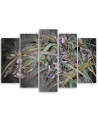 Canvas print for living room canvas - Irises flowers on a breeze | FEEBY
