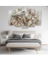 Lotus flowers - 5 part Canvas painting for living room | FEEBY
