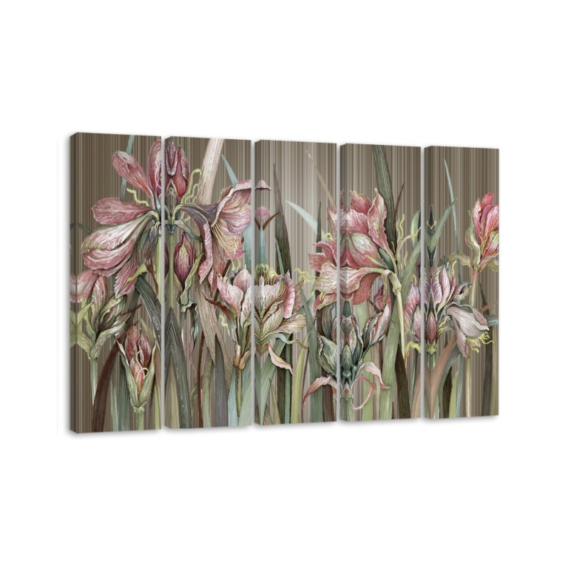 Irises - Painting Canvas for the living room | FEEBY