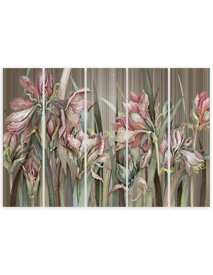 Irises - Painting Canvas for the living room | FEEBY