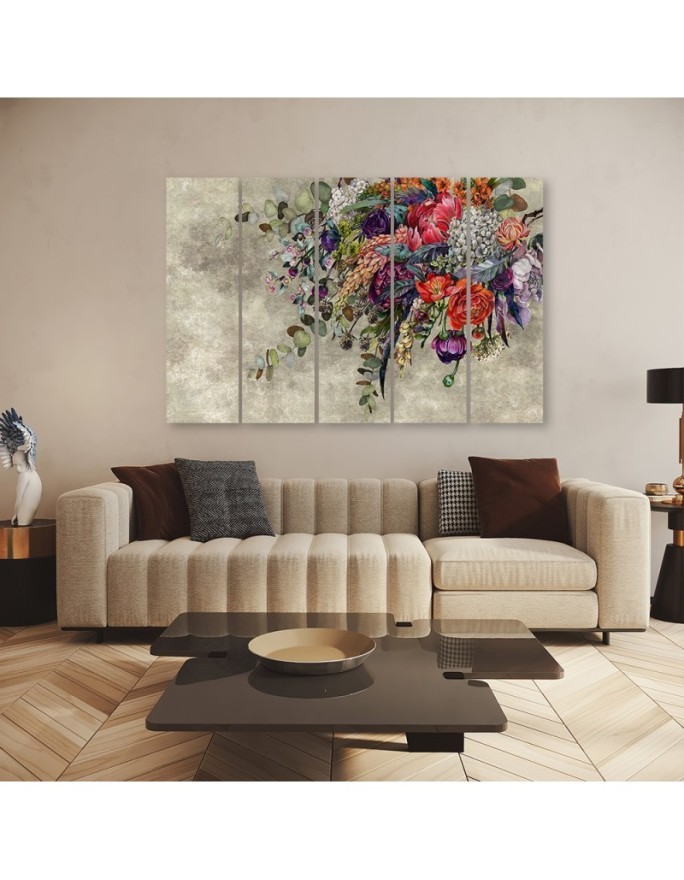 Bouquet of Flowers - Mixed media | FEEBY