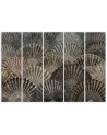 Luxury gold fans - Modern painting for the living room | FEEBY