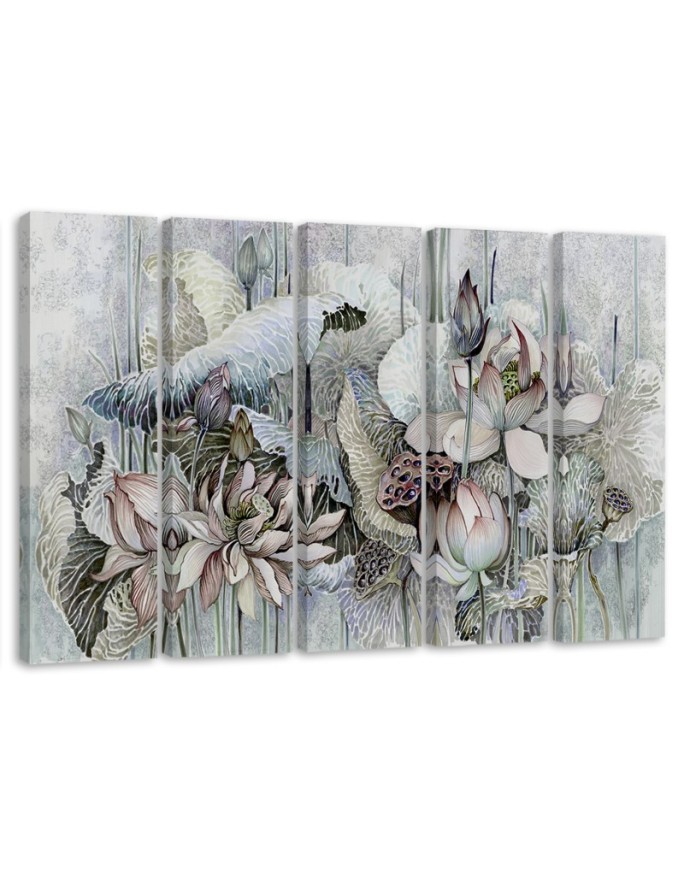 Canvas print Lotus Flowers