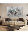 Flowers of the sacred lotus - 5-piece Canvas painting | FEEBY
