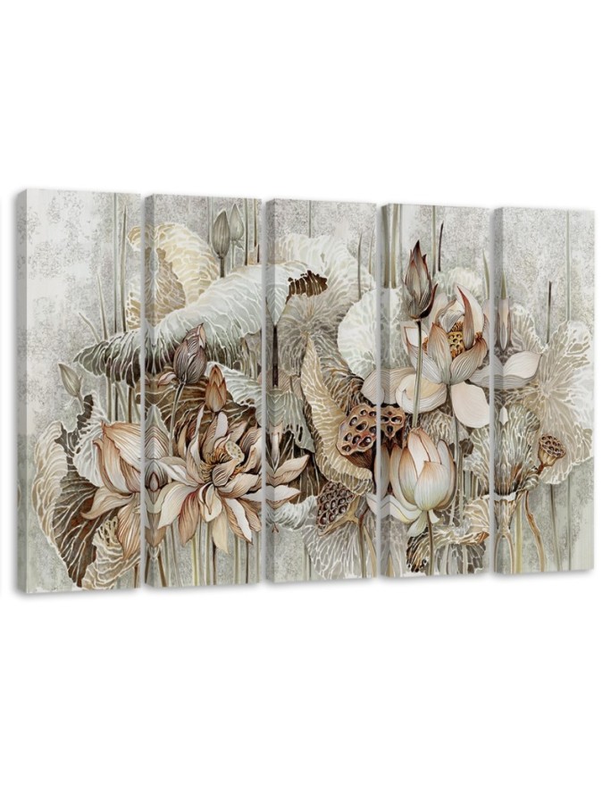 Canvas print Lotus Flowers