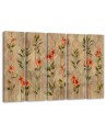 5-piece Canvas painting for bedroom - Lily yellow flower | FEEBY