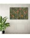 Canvas print 5 piece painting for bedroom - Lily yellow flower | FEEBY