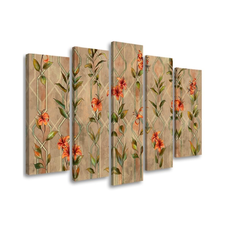 3-piece painting for bedroom - Lily yellow flower | FEEBY