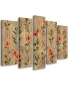 3-piece painting for bedroom - Lily yellow flower | FEEBY