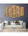 3-piece painting for bedroom - Lily yellow flower | FEEBY