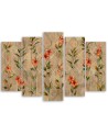 3-piece painting for bedroom - Lily yellow flower | FEEBY