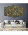 3-part picture for bedroom - Lily yellow flower | FEEBY