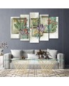 3-piece painting for bedroom - Flower decoration | FEEBY