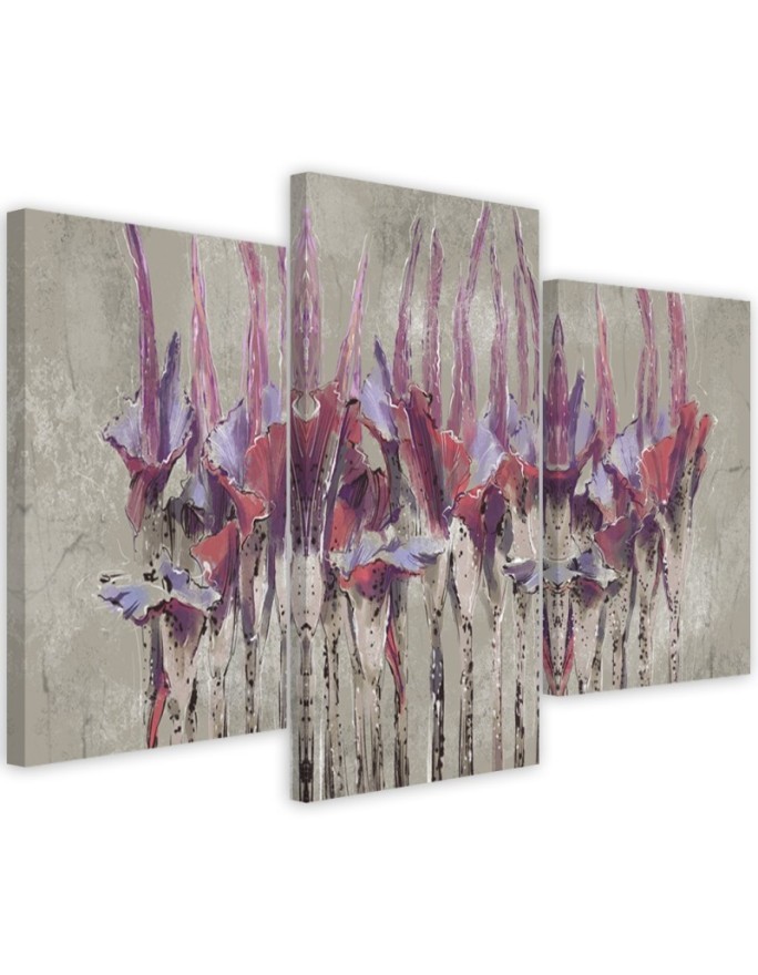 Plants flowers Wildflowers - Modern Canvas painting for the living room | FEEBY
